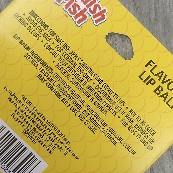 Swedish Fish Lip Balm Factory Sealed Retail Package - Picture 5 of 7